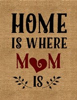 Home is Mom Fine Art Print