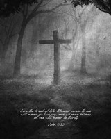 John 6:35 I am the Bread of Life (Cross) Fine Art Print