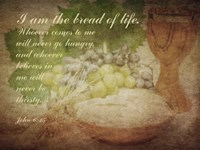 John 6:35 I am the Bread of Life (Grapes) Fine Art Print
