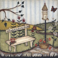 A Garden Restores The Soul Framed Print