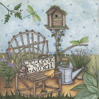 Welcome To The Garden 2 Fine Art Print