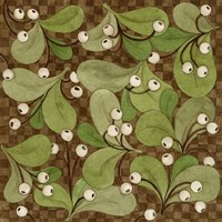 Tallow Berry Checks Fine Art Print