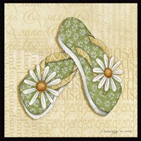 Daisy Sandals Fine Art Print