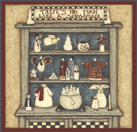 There's No Man Like A Snowman Fine Art Print