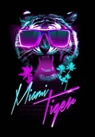 Miami Tiger Fine Art Print