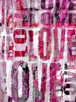 Grunge Love Fine Art Print