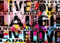 Live Love Laugh Landscape Fine Art Print