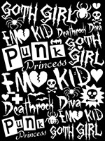 Subculture Girl Fine Art Print