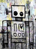 Boy Robot Color Fine Art Print