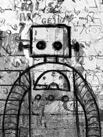 Graffiti Robot Fine Art Print