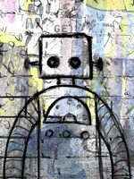 Graffiti Robot Color Fine Art Print