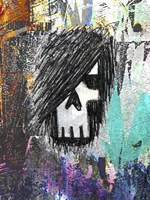 Graffiti Sketch Skull Fine Art Print