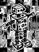 Sketched Robot Fine Art Print
