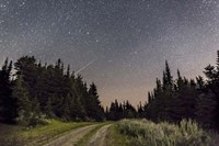 Meteor and Big Dipper, Mount Kobau, Canada Fine Art Print