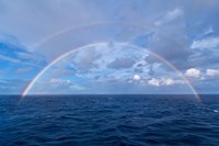 Double rainbow over the Atlantic Ocean Fine Art Print