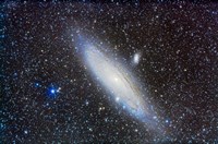 Andromeda Galaxy with Companions Fine Art Print