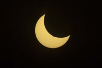 Partial Eclipse of the Sun as seen from Jasper, Alberta, Canada Fine Art Print