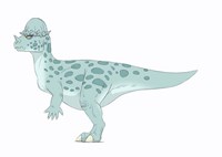 Pachycephalosaurus Fine Art Print