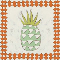 Pineapple Vacation I Fine Art Print