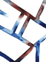 Blue & Red Chutes I Fine Art Print