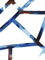 Blue & Red Chutes II Fine Art Print