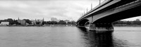 Kennedy Bridge on Rhine River, Bonn, North Rhine Westphalia, Germany Fine Art Print