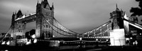 Tower Bridge, London, United Kingdom (black & white) Fine Art Print
