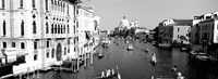 High angle view of gondolas in a canal, Grand Canal, Venice, Italy Fine Art Print