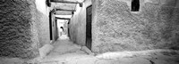 Medina Old Town, Marrakech, Morocco (black & white) Fine Art Print