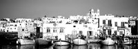 Boats at the waterfront, Paros, Greece Fine Art Print