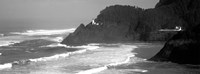 Lighthouse on a hill, Heceta Head Lighthouse, Heceta Head, Lane County, Oregon Fine Art Print
