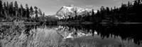 Mt Shuksan and Picture Lake, North Cascades National Park, Washington State Fine Art Print