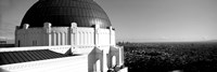 Observatory with cityscape in the background, Griffith Park Observatory, LA, California Fine Art Print