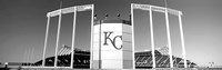 Baseball stadium, Kauffman Stadium, Kansas City, Missouri Framed Print