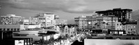 High angle view of buildings in a city, Rodeo Drive, Beverly Hills, California Fine Art Print