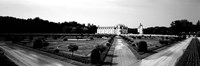 Formal garden in front of a castle, Chateau De Chenonceaux, Loire Valley, France Fine Art Print
