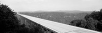 West Virginia, Route 19, High angle view of New River Gorge Bridge Fine Art Print
