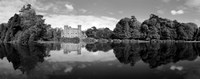 Reflection of a castle in water, Johnstown Castle, County Wexford, Ireland Fine Art Print