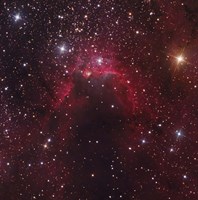 The Cave Nebula located in the Constellation Cepheus Fine Art Print