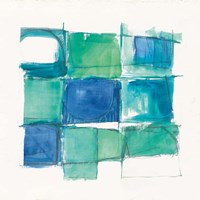 131 West 3rd Street Square II on White Fine Art Print