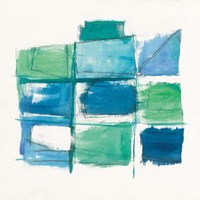 131 West 3rd Street Square III on White Fine Art Print