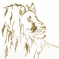 Gilded Lion Fine Art Print