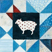 Modern Americana Farm Quilt VI Fine Art Print