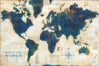 World Map Collage Fine Art Print