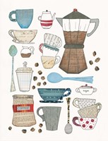 Coffee Chart I Fine Art Print