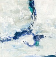 White and Blue Fine Art Print