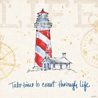 Coastal Life VI Framed Print