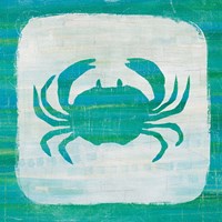 Ahoy V Blue Green Fine Art Print