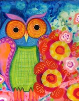 Awake Owl Fine Art Print
