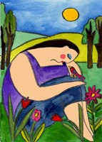 Big Diva Birdy Told Me Fine Art Print